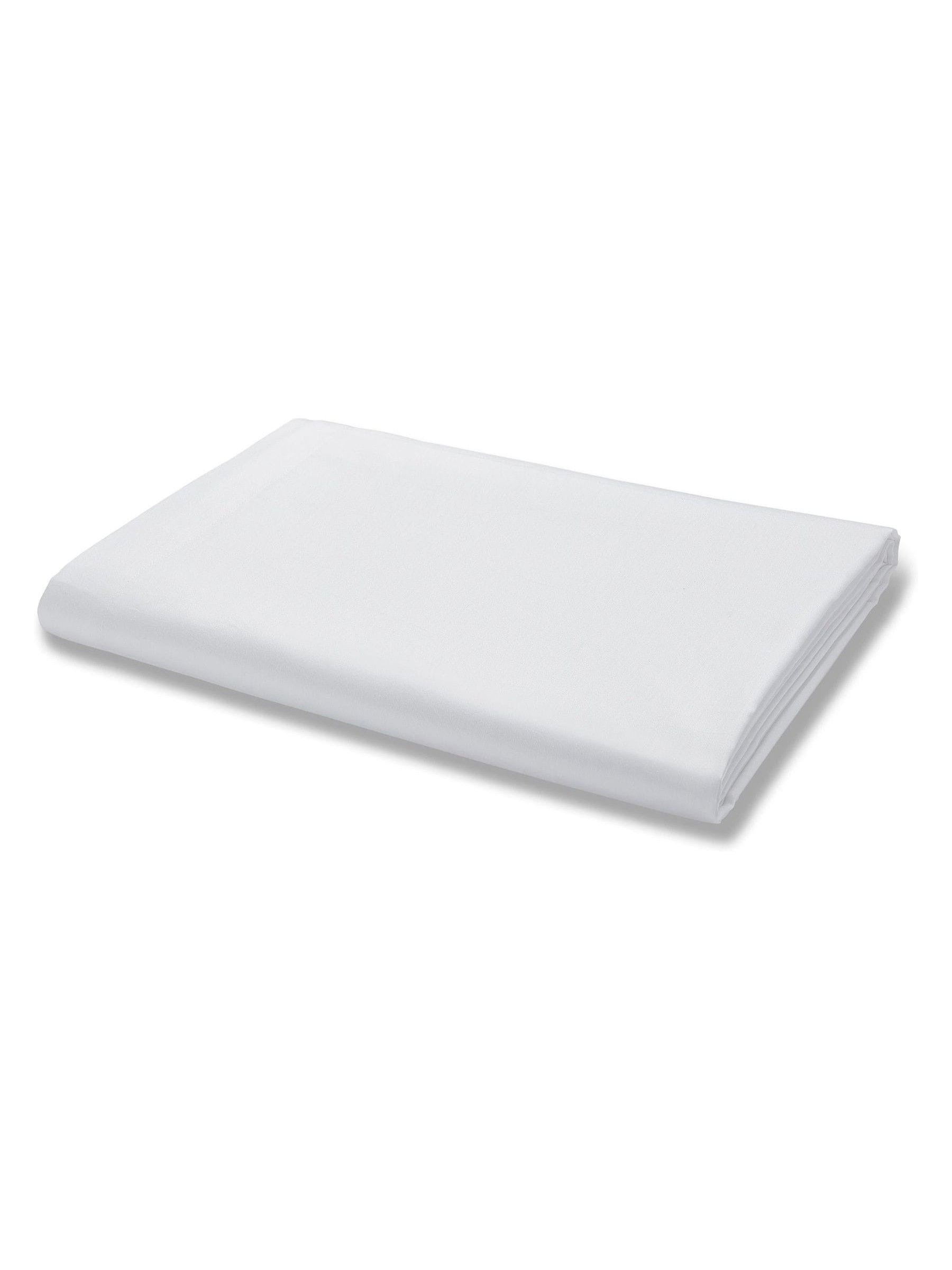Catherine Lansfield White Percale Flat Sheet - British product