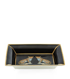 Halcyon Days leopard trinket tray, UK version