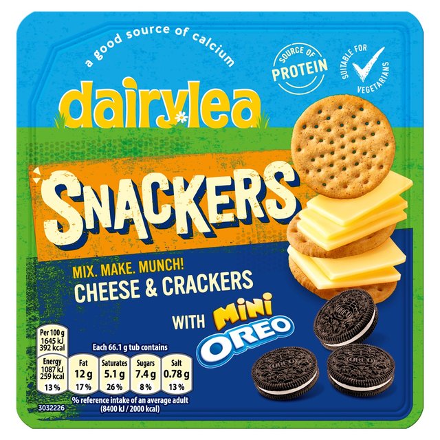 Dairylea Snackers Cheese & Crackers with Mini Oreos   66g GOODS M&S   