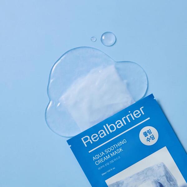 Real Barrier Aqua Soothing Cream Mask 1pc (British brand)