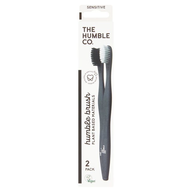 Humble Plant based Toothbrushes - Mixed Colours   2 per pack GOODS M&S   