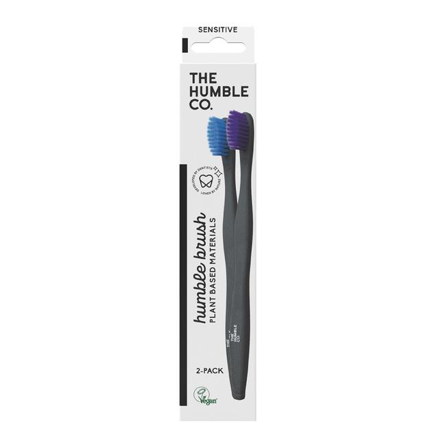 Humble Plant based Toothbrushes - Mixed Colours   2 per pack