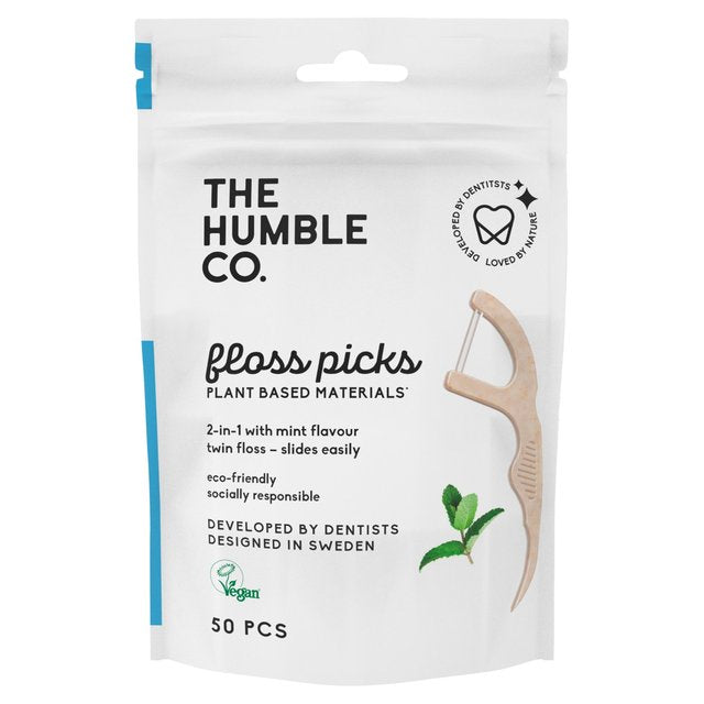 Humble Cornstarch Floss Picks   50 per pack GOODS M&S   