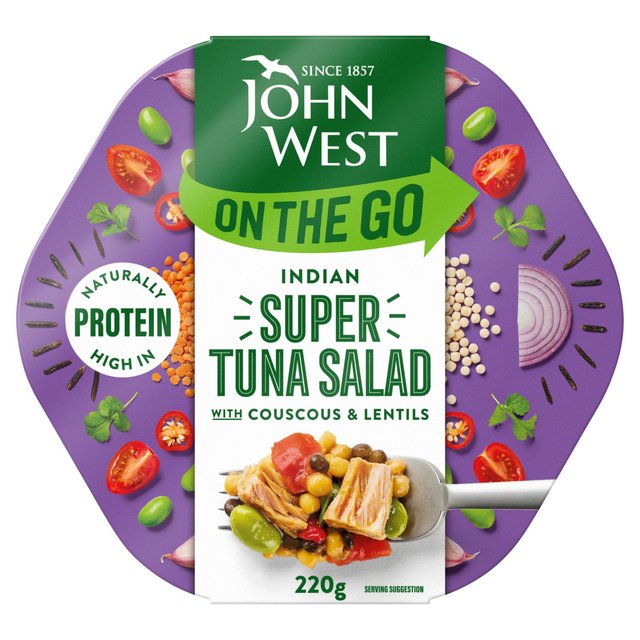 John West On The Go Indian Super Tuna Salad   220g GOODS M&S   