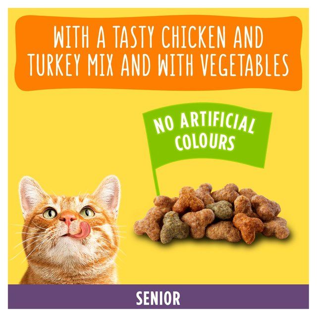 Go-Cat Senior Chicken and Turkey Dry Cat Food    750g GOODS M&S   