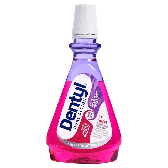 Dentyl Dual Action CPC Mouthwash Icy Cherry   500ml GOODS M&S   