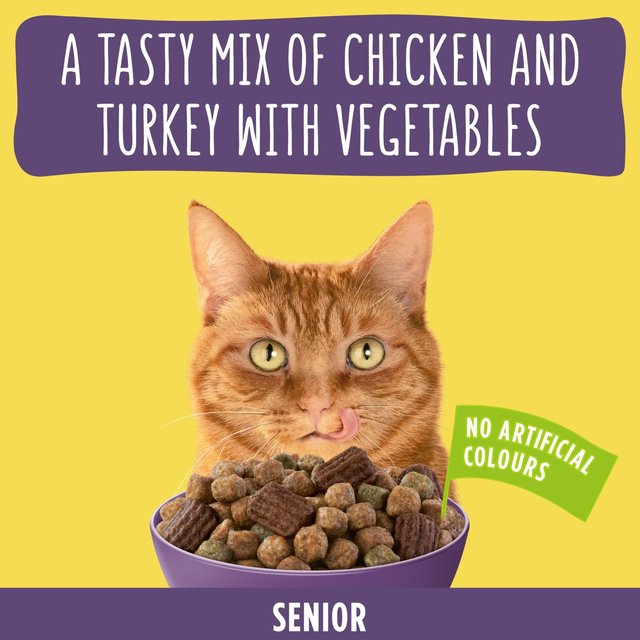 Go-Cat Crunchy & Tender Senior Chicken Dry Cat Food   800g