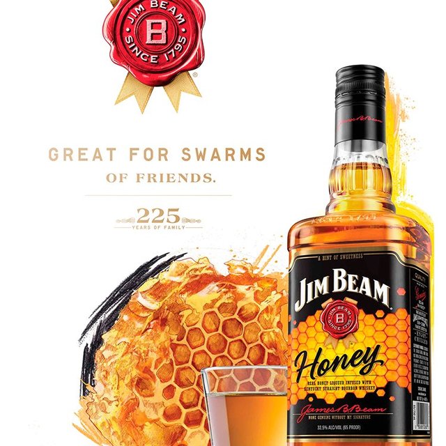 Jim Beam Honey Kentucky Bourbon Whiskey   70cl GOODS M&S   