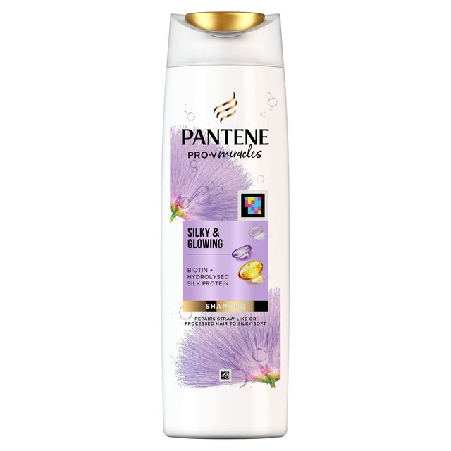 Pantene Silky and Glowing Shampoo   400ml GOODS M&S   