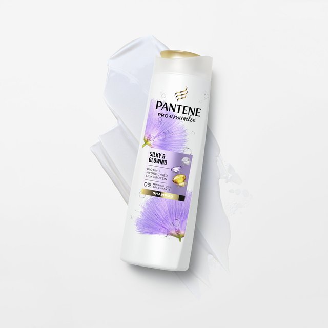 Pantene Silky and Glowing Shampoo   400ml GOODS M&S   