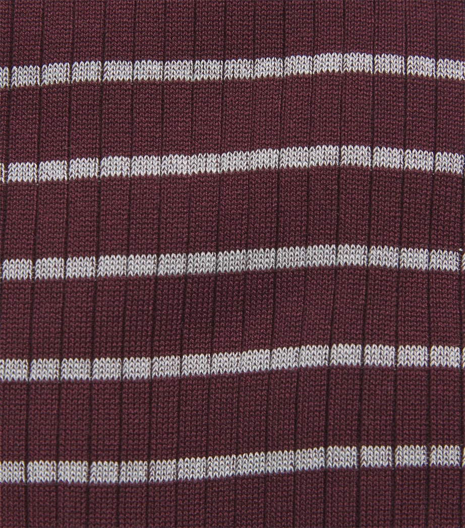Harrods cotton-blend ribbed socks, UK version