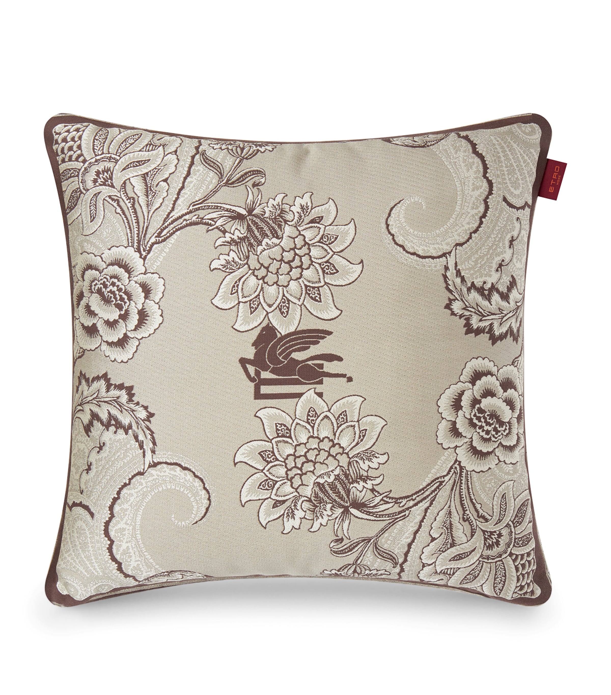 Etro Cotton Bloom Jacquard cushion 45cm x 45cm - British product