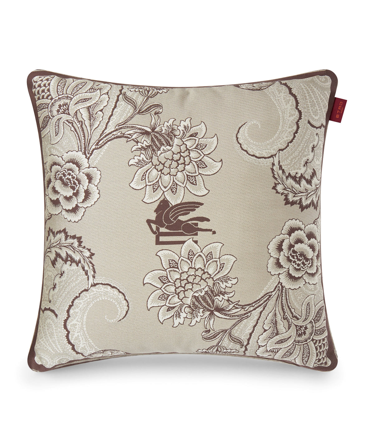 Etro Cotton Bloom Jacquard cushion 45cm x 45cm - British product