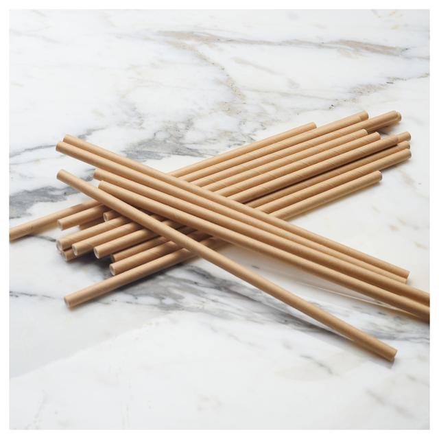 Bio Kraft  Recyclable Paper Straws   20 per pack GOODS M&S   