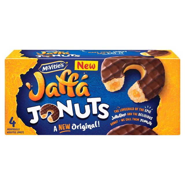 McVitie's Jaffa Jonuts Multipack    4 x 43g