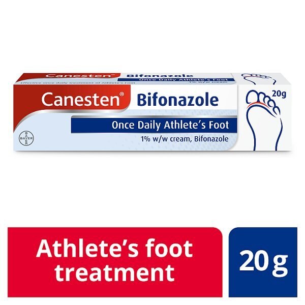 Canesten Bifonazole Once Daily Athletes Foot 1% w/w Cream GOODS Superdrug   