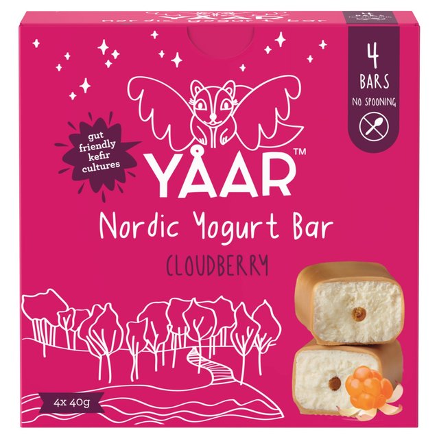 YAAR Nordic Yogurt Bar Cloudberry Multipack   4 x 40g GOODS M&S   