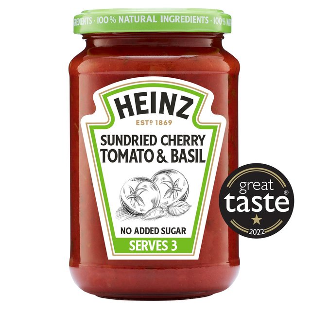 Heinz Cherry Tomato & Basil Pasta Sauce   350g