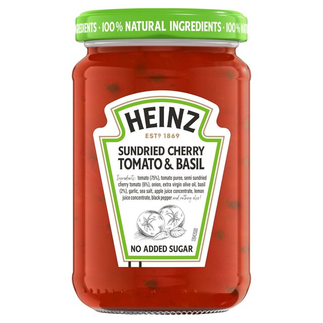 Heinz Cherry Tomato & Basil Pasta Sauce   350g