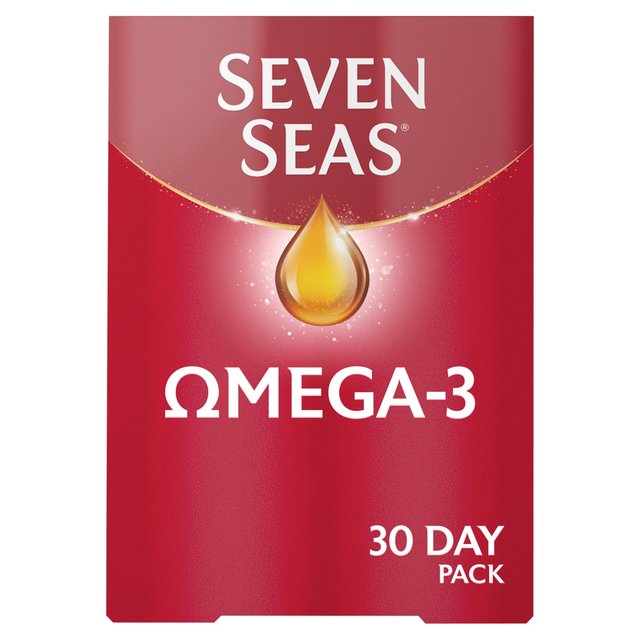 Seven Seas Omega-3 Fish Oil with Vitamin D 30 Capsules   30 per pack GOODS M&S   