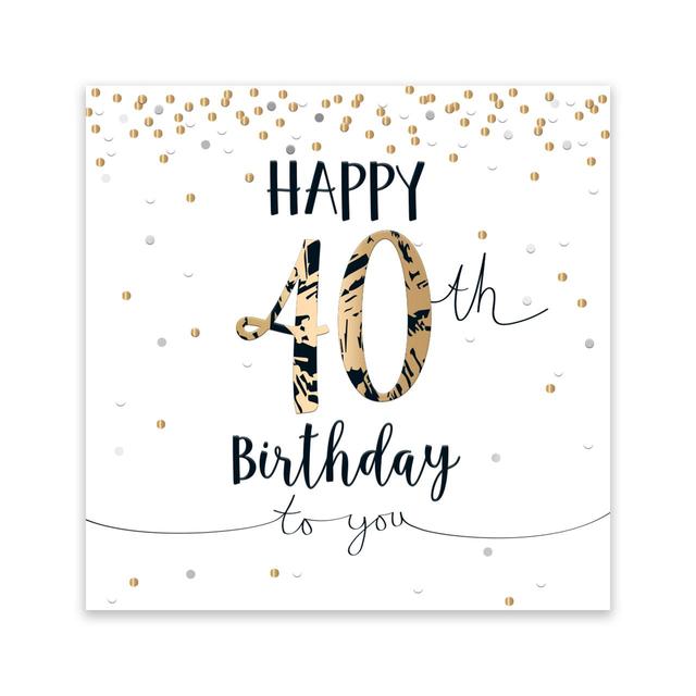 Happy 40th Birthday Card