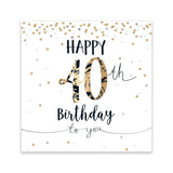 Happy 40th Birthday Card GOODS M&S   