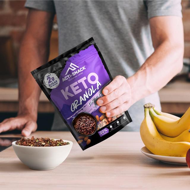 Acti-Snack Keto Dark Choc Almond Granola   300g GOODS M&S   