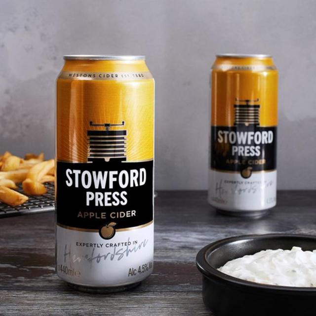 Stowford Press Medium Dry Cider   4 x 440ml GOODS M&S   