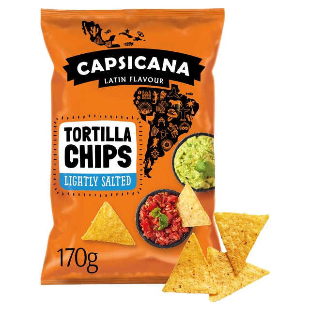 Capsicana Mexican Lightly Salted Tortilla Chips Gluten Free   170g GOODS M&S   