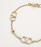 Valentino Garavani VLogo Signature gold-tone bracelet, UK version