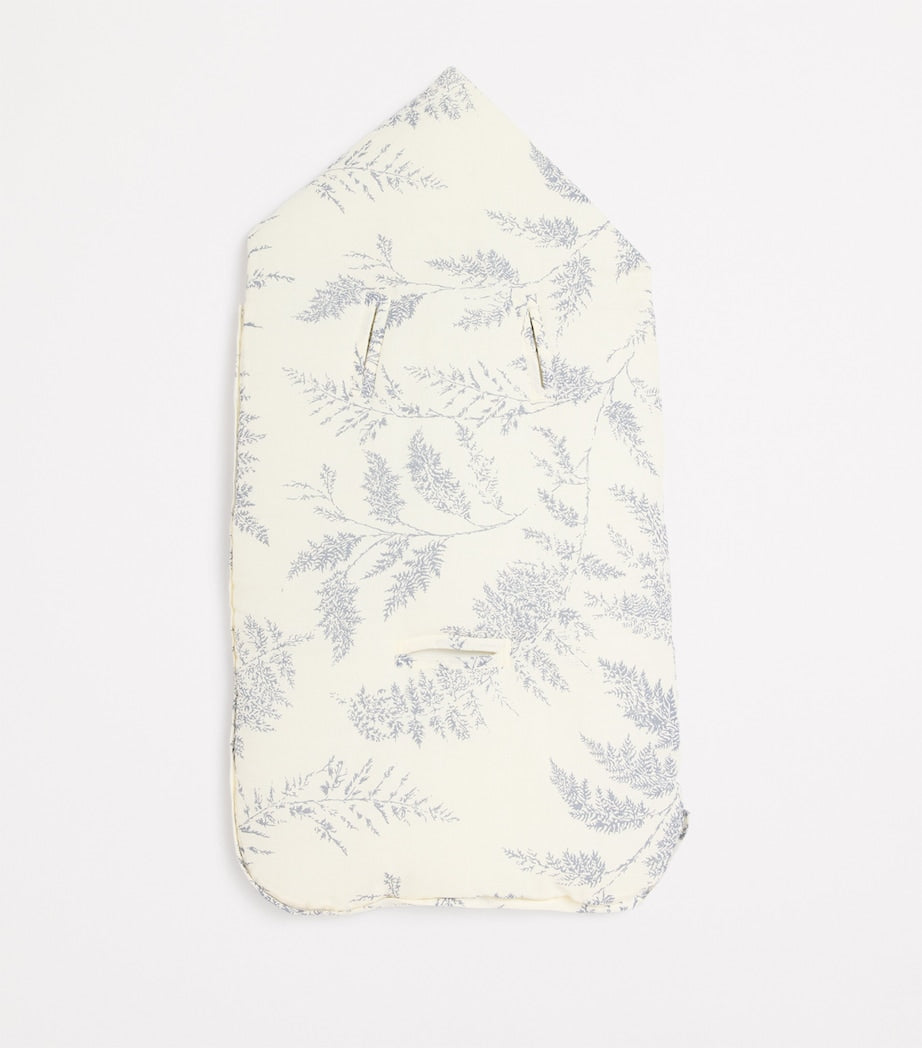 Tartine et Chocolat embroidered linen-cotton pram suit with hood (British brand)