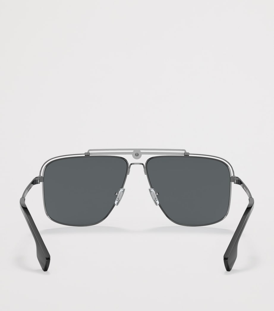 Versace metal aviator sunglasses with Medusa head, imported from the UK