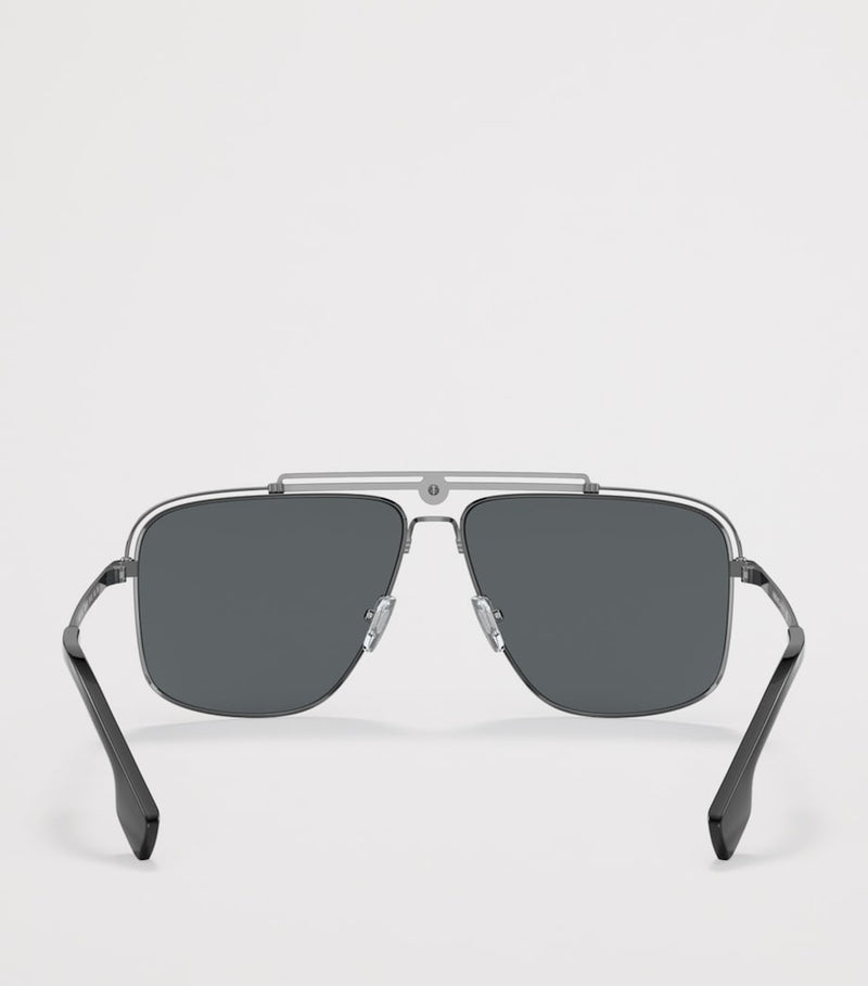 Versace metal aviator sunglasses with Medusa head, imported from the UK