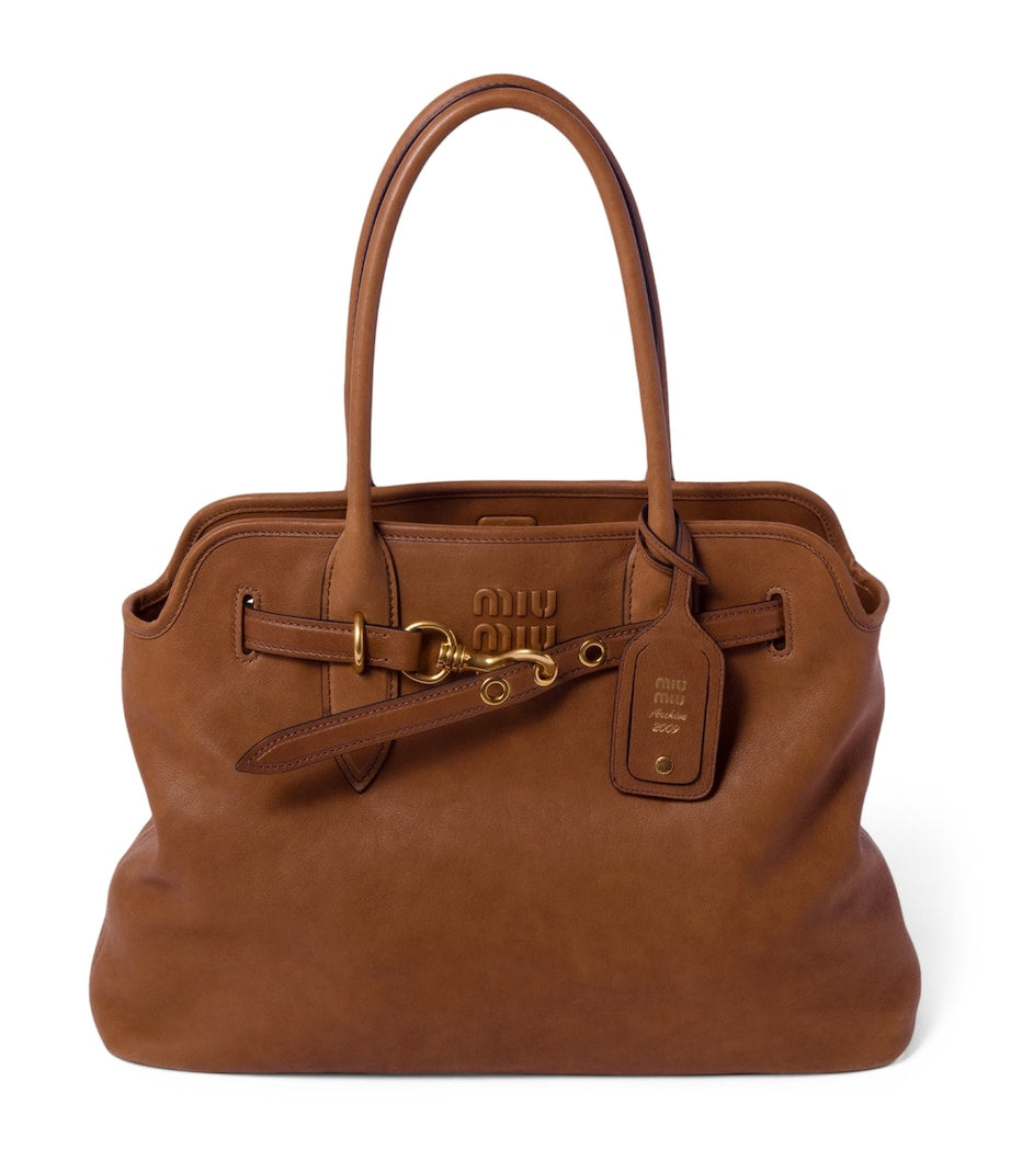 Miu Miu Aventure top-handle bag nappa leather, UK version