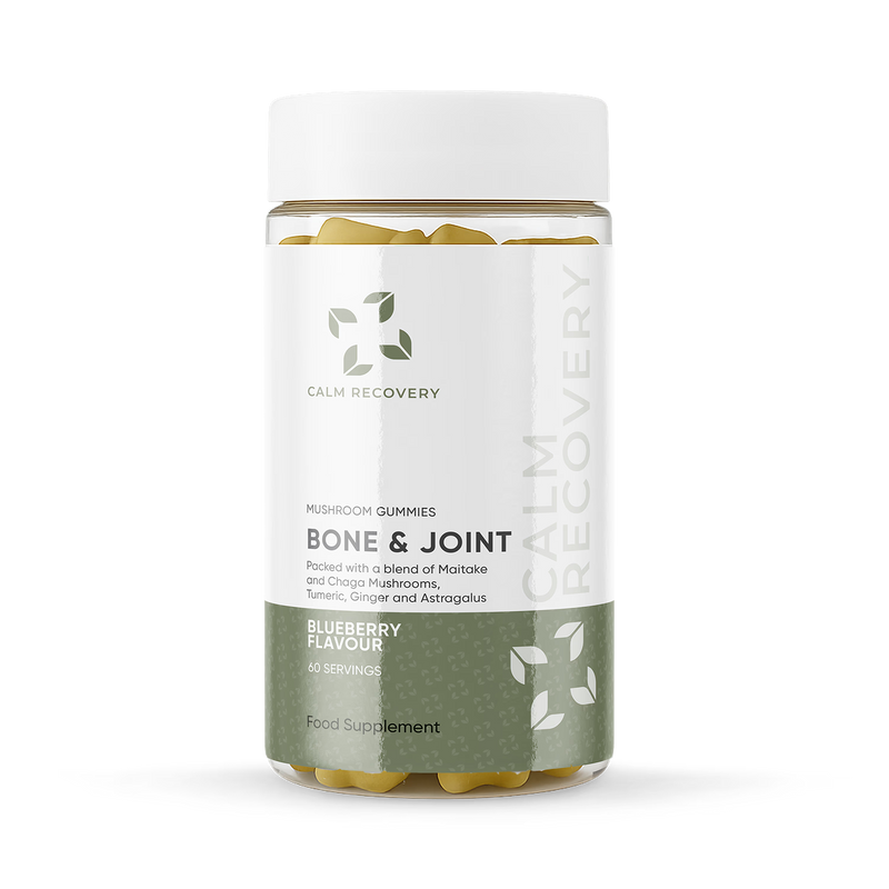 Calm Recovery Bone & Joint mushroom gummies 60 count (British brand)