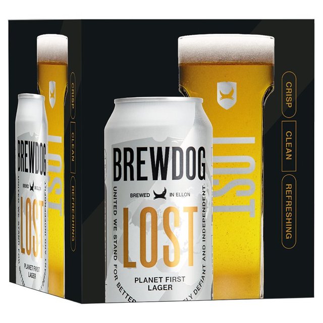 BrewDog Lost Lager   4 x 440ml GOODS M&S   