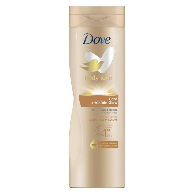 Dove Visible Glow Fair to medium self tan lotion   400ml GOODS M&S   