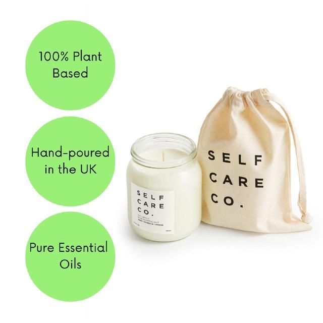 Self Care Co. Rose & Bergamot Aromatherapy Candle