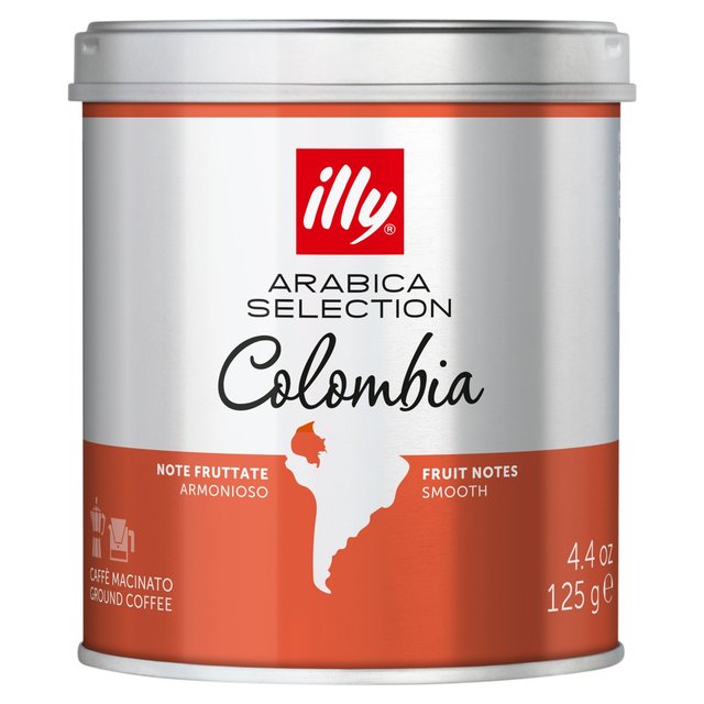 illy Arabica Colombian Ground    125g GOODS M&S   