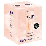 TRIP CBD Infused Peach Ginger   4 x 250ml GOODS M&S   