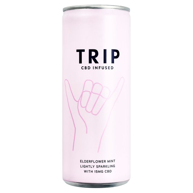 TRIP CBD Infused Elderflower Mint   250ml