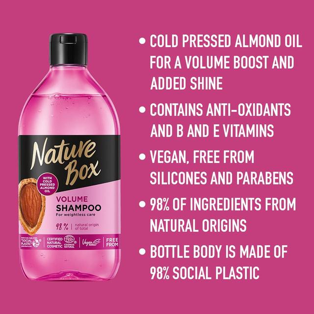 Nature Box Almond Shampoo    385ml