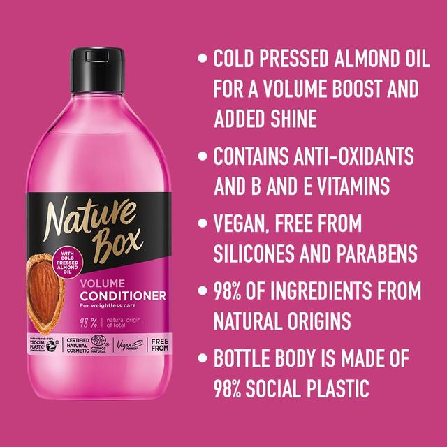 Nature Box Almond Conditioner    385ml