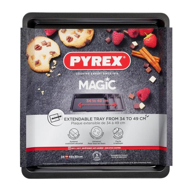 Pyrex Extendable Baking & Oven Tray  34-49cm by 30cm GOODS M&S   