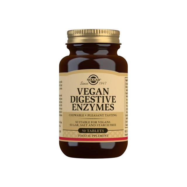 Solgar Vegan Digestive Enzymes Supplement Tablets    50 per pack GOODS M&S   