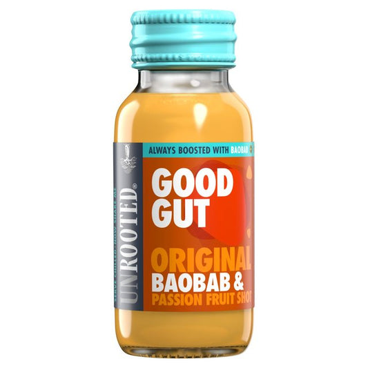 Unrooted Good Gut Original Baobab & Passion Fruit Shot   60ml