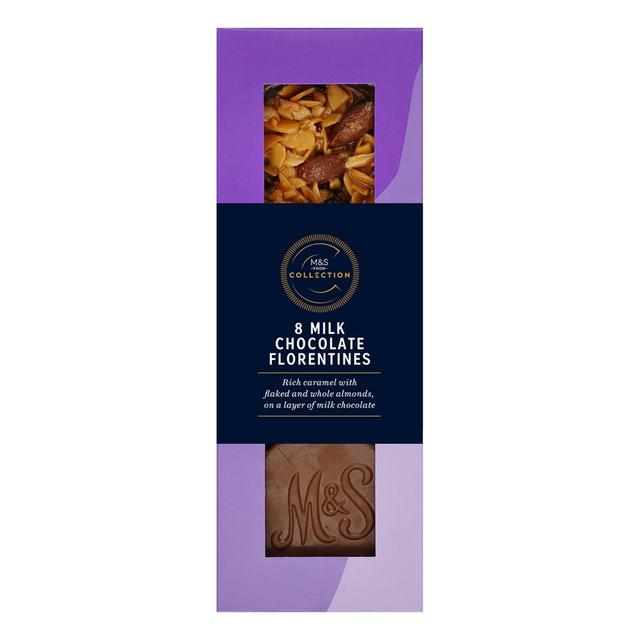 M&S Collection Milk Chocolate Florentines   170g