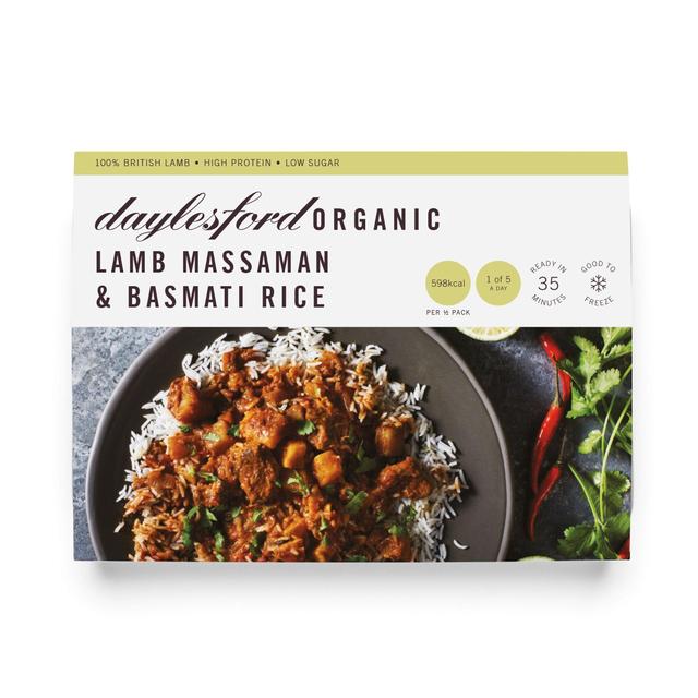 Daylesford Organic Lamb Massaman Curry with Basmati Rice   700g GOODS M&S   