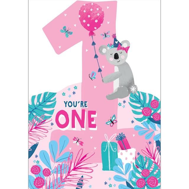 Cute Koala 1st Birthday Card GOODS M&S   