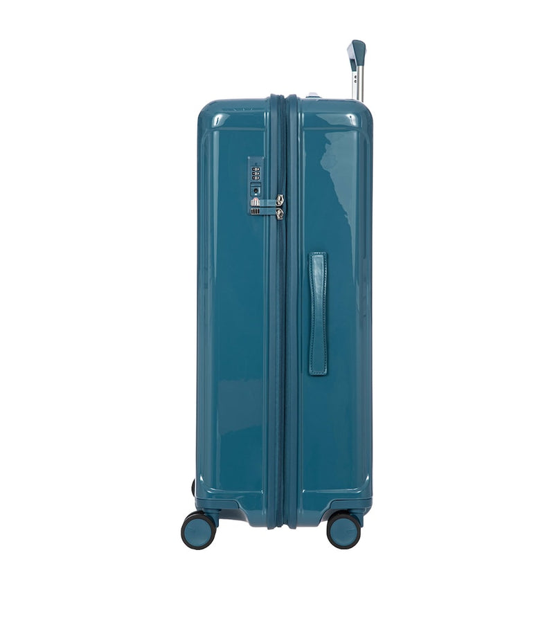 Hardwearing Recycled Polycarbonate Spinner Suitcase in Marine Hue